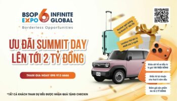 BSOP EXPO 6 – Summit Day: Cơ hội nhận iPhone 17 Pro Max, xe VinFast VF3