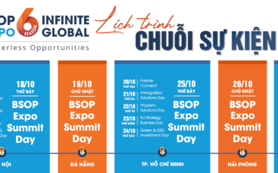 BSOP EXPO 6: Công bố lịch chuỗi sự kiện đầu tư di trú